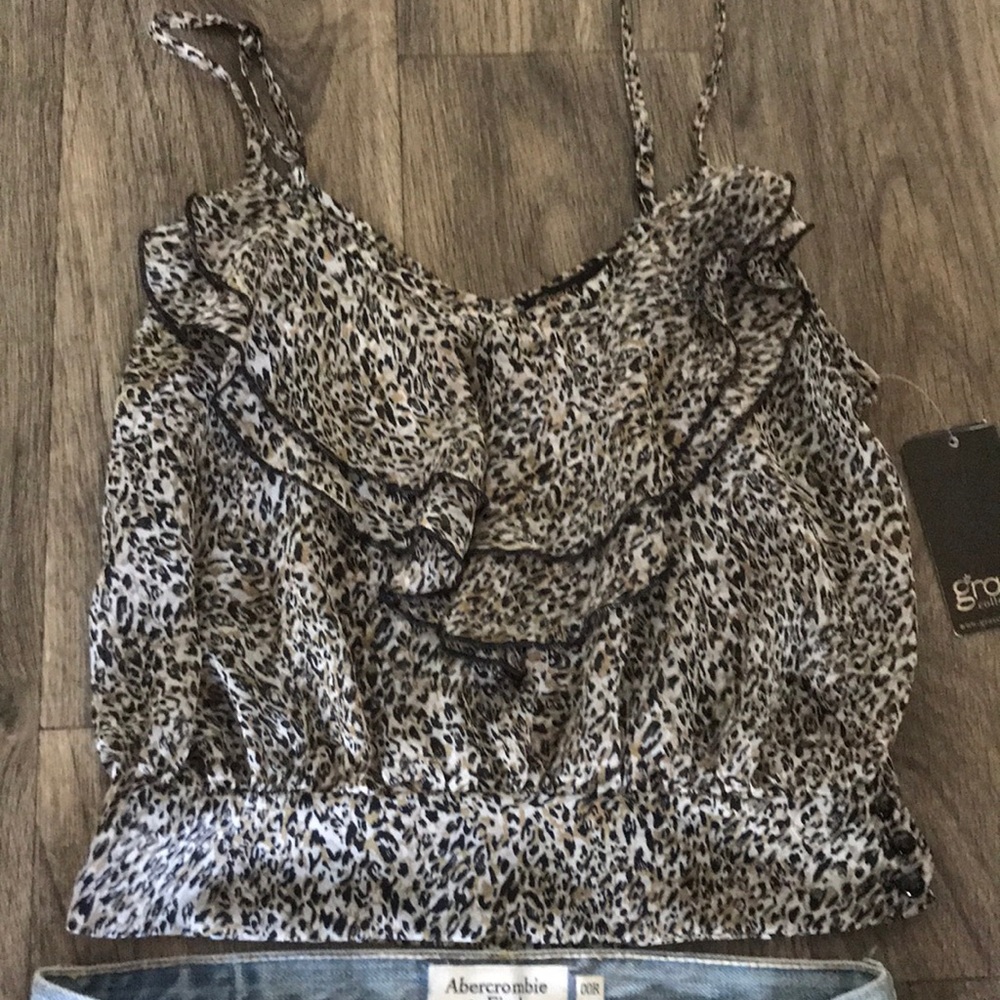 leopard print blouse